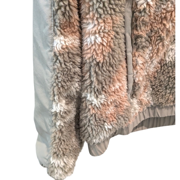 Patagonia Women's Shelled Retro-X Pullover M Tan Fleece Hoodie Outdoor Sherpa - Picture 5 of 8